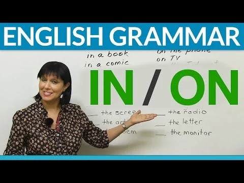 Download MP3 English Prepositions: IN or ON?