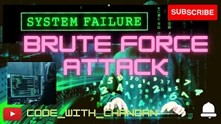 Brute Force Attack Brute Force Attack In Cyber Security Brute Force Password Cracking Hacking