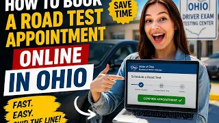 How to book a road test appointment online in Ohio