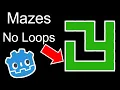 Maze Generation Explained in 1 Minute with Godot