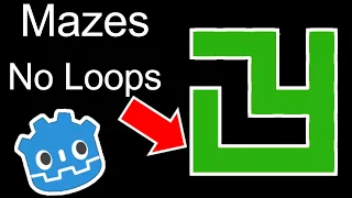 Maze Generation Explained in 1 Minute with Godot