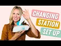 How to Set Up Your Diaper Changing Station