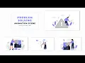 Problem Solving Employee Flat Design Character Animation Scene After Effects Template