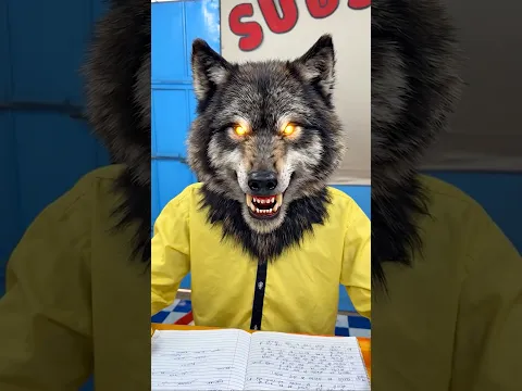 छोटू क्लाज में भेड़िया kiu बना 😨😱ll #shortsfeed #bhediya #vikassir #school #danger #shorts