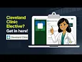 How to Apply for Electives Without VSLO Cleveland Clinic Direct Application