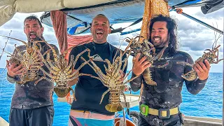 FINDING GIANT LOBSTERS 400 MILES FROM LAND!! 👀 (Episode 278)
