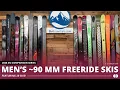 2026 90 mm Freeride Ski Comparison with SkiEssentials