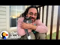 Guy Finds Soul Cat In His Parents' Backyard | The Dodo
