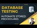Part6 Database Testing Stored Procedure Testing How To Automate SQL Stored Procedures
