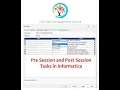 Pre and Post session variables assignment in Informatica