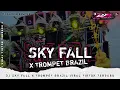 Lagu DJ SKY FALL X TROMPET BRAZIL Viral Tiktok Style Slow Party Bass Horeg!! || Dj Bakron Rmx