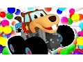 Download Lagu SUPER CIRCUS 3D Monster Trucks | Toy Truck Color Ball Pit | Busy Beavers Teach ABCs Colours Shapes