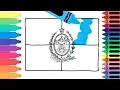 How to Draw the State of Rio de Janiero Flag - Coloring Pages