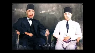 محم د عبد الوه اب مونولوج في الليل لم ا خلي كلمات أحمد شوقي على البيضافون عام ١٩٢٧ 