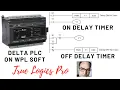 delay Off delay timer in Delta PLC on WPL Soft