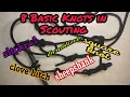 8 Basic knots in Scouting