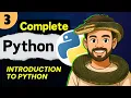 Lec 3 Introduction to Python Python Full Course 2025