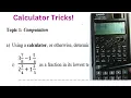 Question 1 a Simplify Complex Fraction Using Calculator End of Term 3rd 4th Form Exam Revision