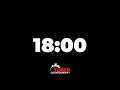 18-Minute Timer Black Screen Countdown with Alarm