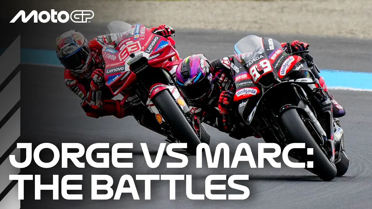 All the times Marc Marquez and Jorge Martin went head-to-head ⚔️🔥