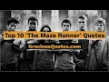 Top 10 The Maze Runner Quotes - Gracious Quotes