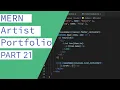 CRUD Tutorial using the MERN Stack - Portfolio Website
