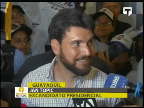 Jan Topic agradeció a su equipo y felicitó a Noboa