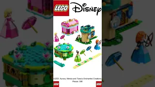 New LEGO Disney 2022 – 43203 – Aurora, Merida and Tiana’s Enchanted Creations Revealed #shorts