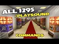 Every Playsound Command in Minecraft Bedrock