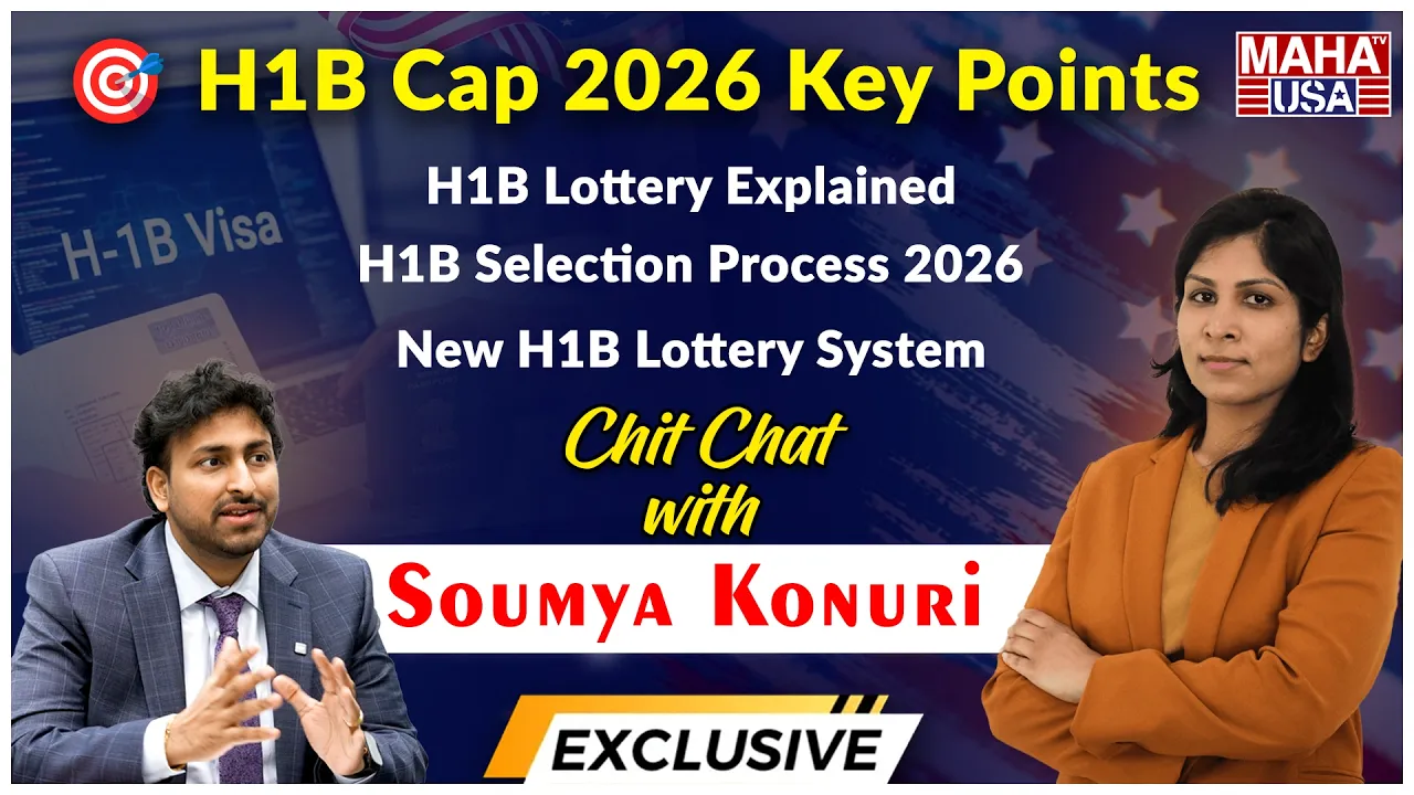 H1B Cap 2026 Explained | New H1B Lottery System & Selection Process | Soumya Konuri Interview