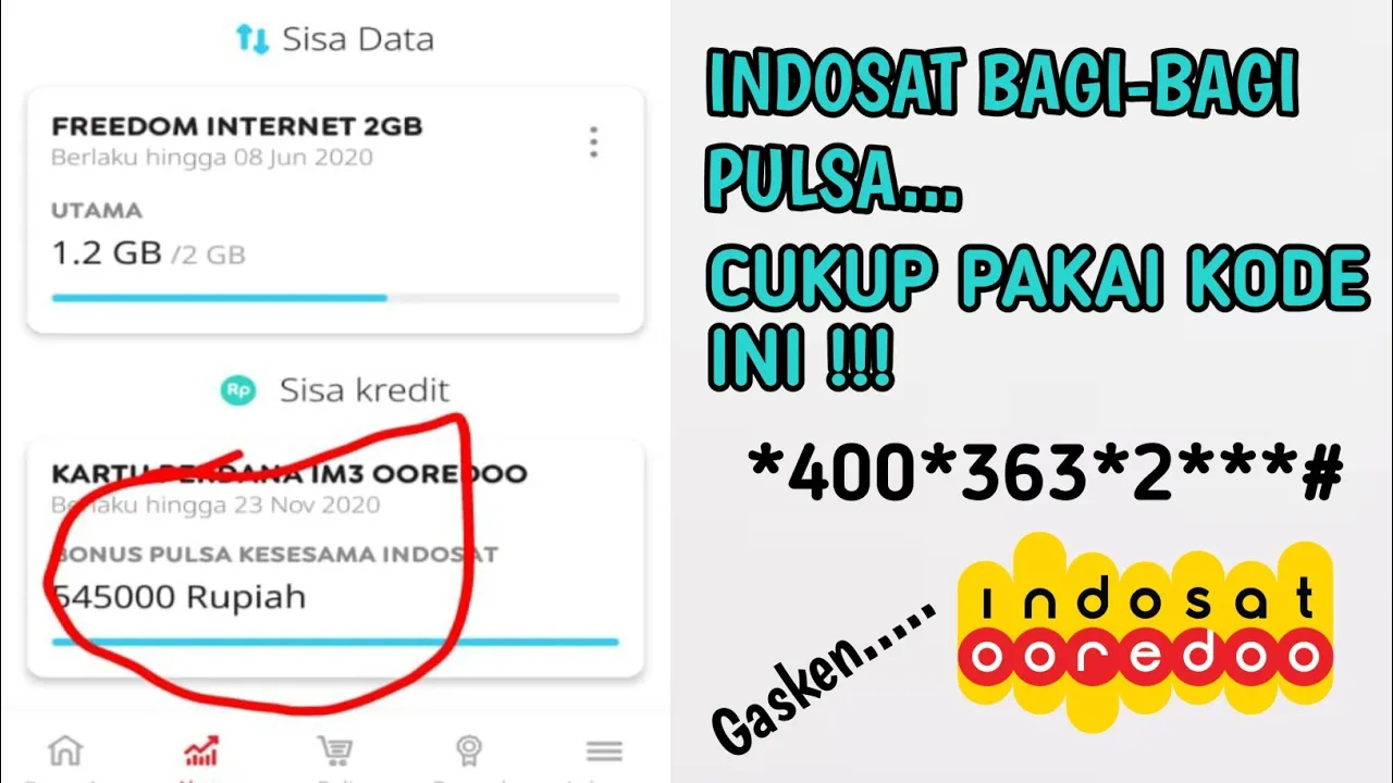 Cara Pinjam Pulsa Indosat Ooredoo BARU 2021 Di video ini saya ingin berbagi cara pinjam pulsa indosa. 