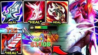 YONE TOP NEW LIFESTEAL BUILD 1V1 AND OUT-HEAL EVERYONE 2026 Yone TOP Gameplay Guide