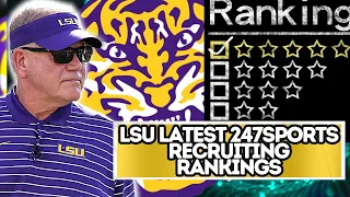 LSU latest 247 recruiting rankings