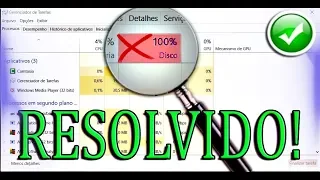 Como Resolver o Problema do Windows 10 Usando 100% do DISCO (HD) e Travando!
