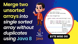 How to Merge two arrays into single array without duplicate in Java 8