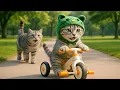 Download Lagu Mama Cat Trims Fur on the Farm and Makes Tiger Hat For Kittens At Home🐾🎩🐯