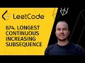 Leetcode 674 - Longest Continuous Increasing Subsequence Python
