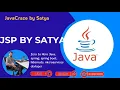 Session 1 JSP Introduction Why to use JSP Servlet JSP Difference Advance Java Tutorials