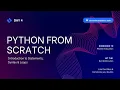Introduction to Statements Syntax and Loops Python from Scratch Full Course - Day 4