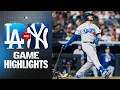 Dodgers vs Yankees Game Highlights 26 MLB Highlights