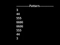 Amcat pattern program JAVA CLASSMATE