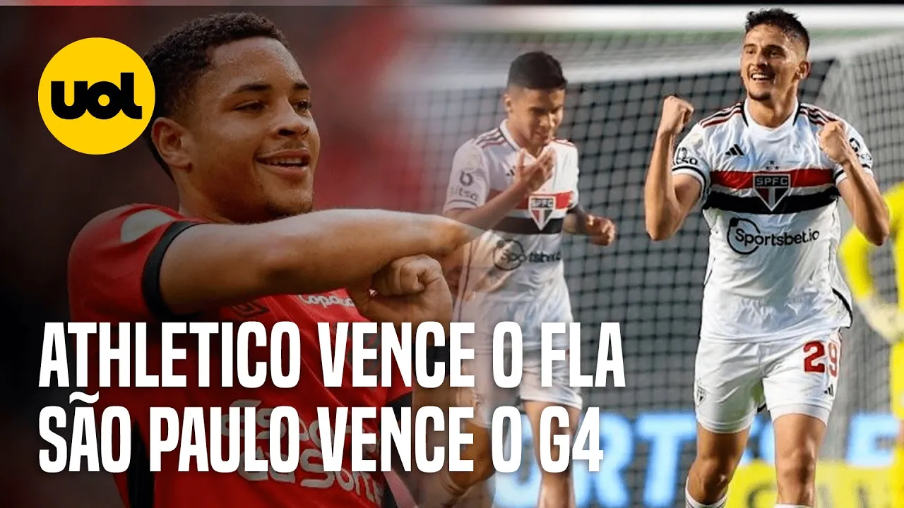 São Paulo vence Inter no Morumbi e Athletico vira sobre o Flamengo. Tudo sobre a rodada