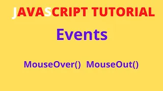 MouseOver and MouseOut Events in JavaScript Learn JavaScript