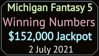 Today Michigan Fantasy 5 Winning Numbers Friday 2 July 2021 MI Fantasy 5 Drawing Tonight 2021
