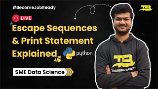 Escape Sequences Print Statement Explained Python Beginners Tutorials Training Basket