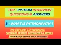 8 - What is PYTHONPATH Python Interview Questions for Dev Freshers Experienced