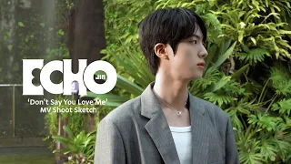  jin dont say you love me mv shoot sketch bts 