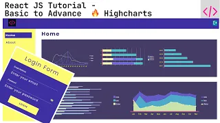 React JS Tutorial - Basic to Advance Admin Dashboard HighCharts Implementation Using TypeScript