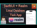 Realm SwiftUI Tutorial 2025 Your First Local Database App Beginner s Guide