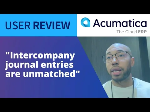 Thumbnail for User Acumatica Review - A Director of Finance's Pros and Cons